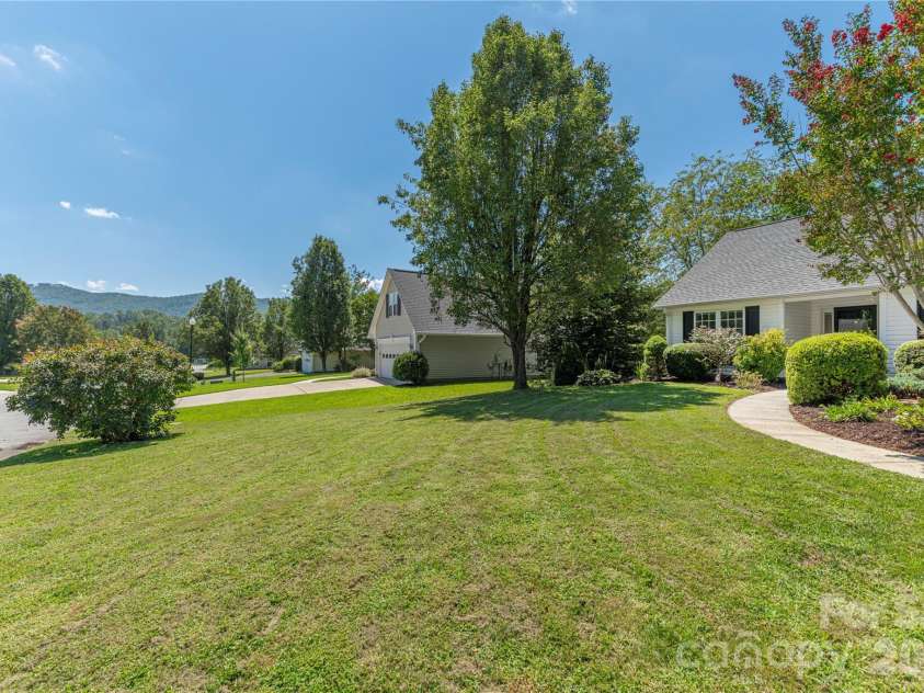 328 Planters Creek Road, Fletcher, NC 28732.  MLS# CAR4415867, YatesRealty ID 47429. Front Yard