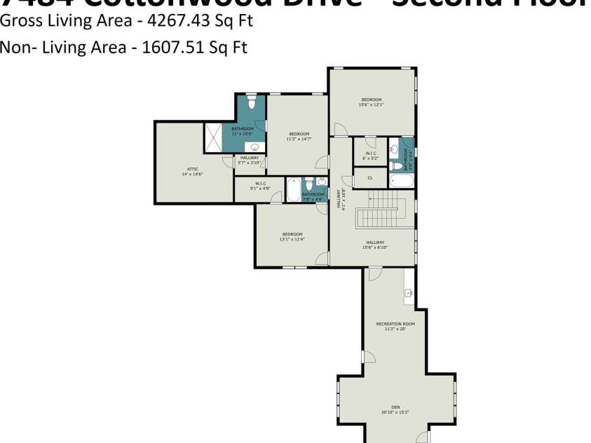 7484 Cottonwood Drive, Denver, NC 28037.  MLS# CAR4413902, YatesRealty ID 47439. 