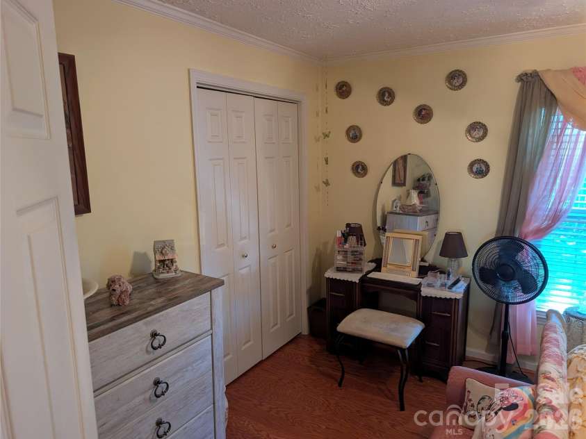 406 Kimmons Street, Landis, NC 28088.  MLS# CAR4416117, YatesRealty ID 47447. Bedroom and Closet