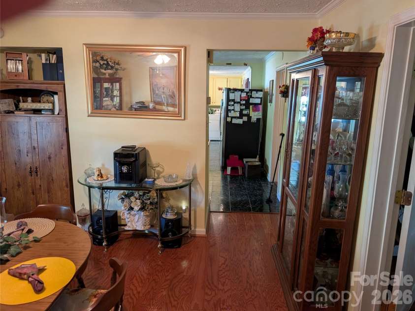 406 Kimmons Street, Landis, NC 28088.  MLS# CAR4416117, YatesRealty ID 47447. Dining Room to Kitchen
