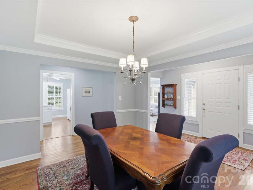 18 Creekside Way, Asheville, NC 28804.  MLS# CAR4411851, YatesRealty ID 47449. Coffered Ceiling, light filled