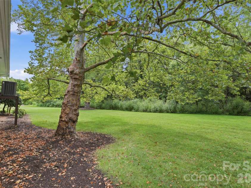 18 Creekside Way, Asheville, NC 28804.  MLS# CAR4411851, YatesRealty ID 47449. Expansive green area