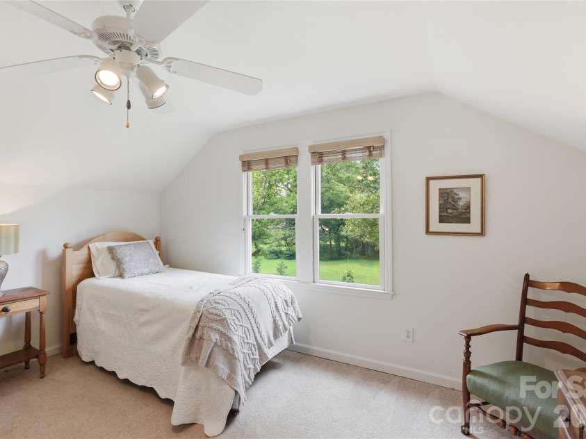 18 Creekside Way, Asheville, NC 28804.  MLS# CAR4411851, YatesRealty ID 47449. Private guest suite with views