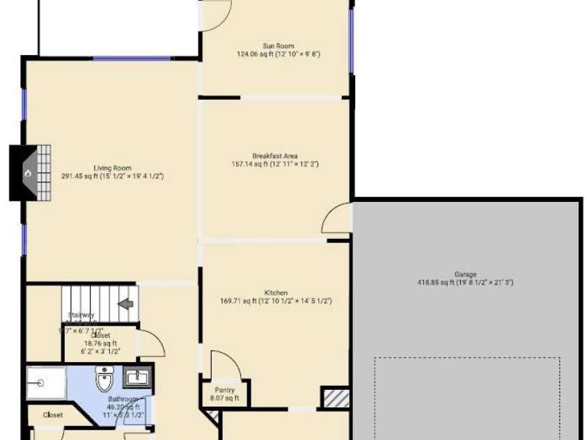 11708 Warfield Avenue, Huntersville, NC 28078.  MLS# CAR4416048, YatesRealty ID 47451. Main Floor