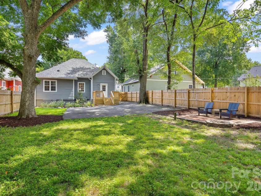 1905 Parson Street, Charlotte, NC 28205.  MLS# CAR4414878, YatesRealty ID 47455. Back Exterior