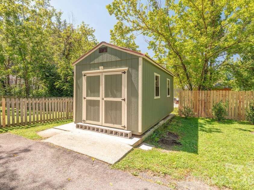 10 Meadowview Road, Asheville, NC 28804.  MLS# CAR4415246, YatesRealty ID 47456. Shed 2023