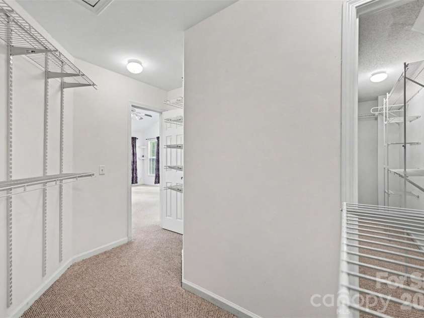 5839 BROOKSTONE Drive, Concord, NC 28027.  MLS# CAR4397657, YatesRealty ID 47457. Master Suite Walk-in closet 2nd view