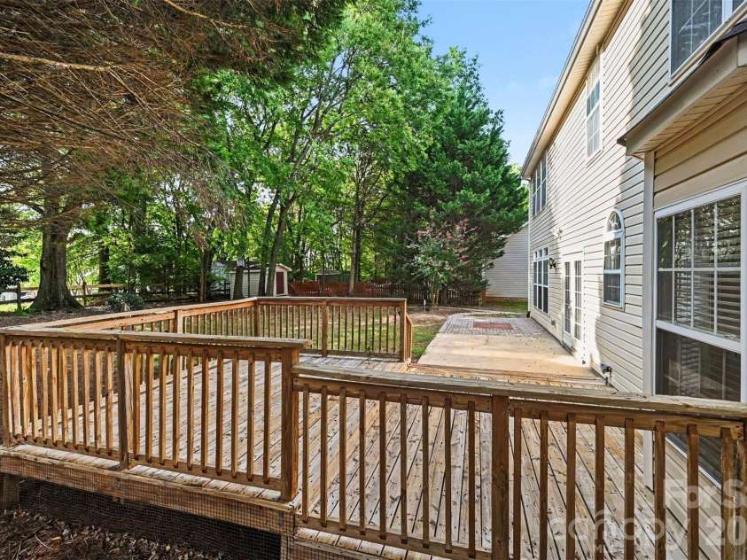 5839 BROOKSTONE Drive, Concord, NC 28027.  MLS# CAR4397657, YatesRealty ID 47457. View of the Deck