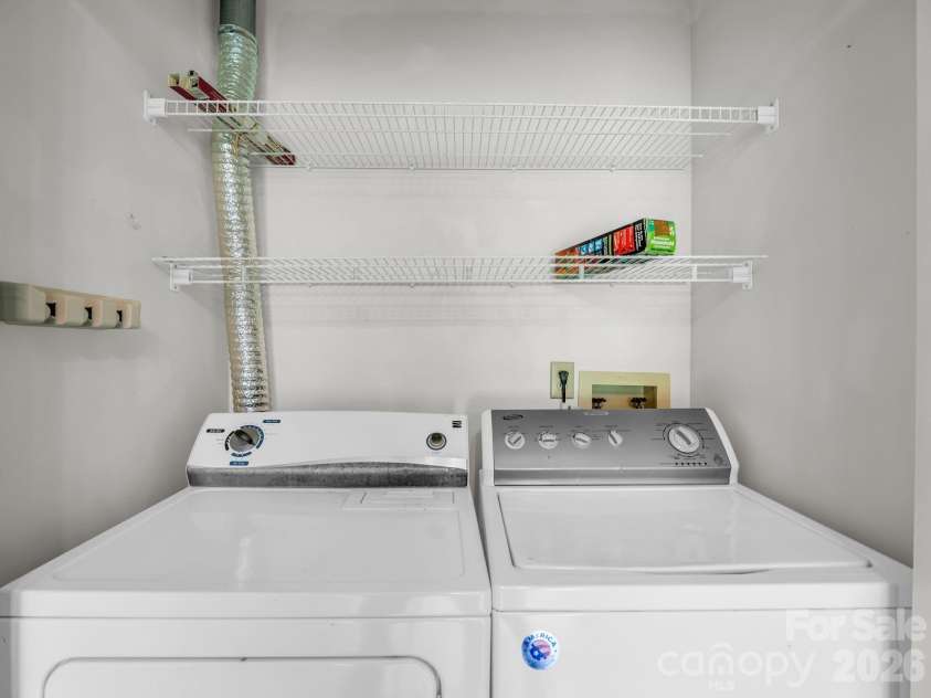 703 Farmington Circle, Hendersonville, NC 28739.  MLS# CAR4410141, YatesRealty ID 47460. Laundry Closet