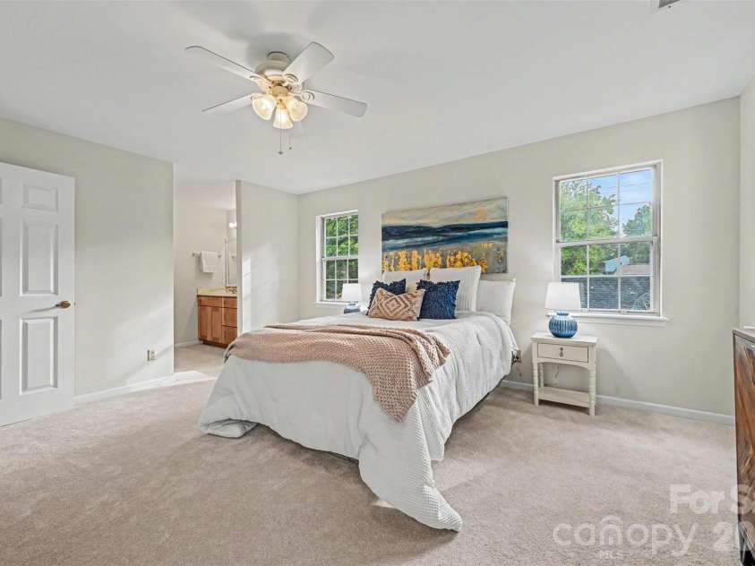 8834 Rittenhouse Circle, Charlotte, NC 28270.  MLS# CAR4413342, YatesRealty ID 47463. Primary bedroom