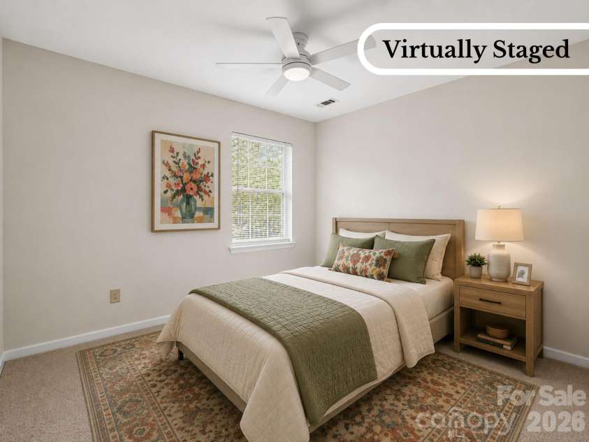 8834 Rittenhouse Circle, Charlotte, NC 28270.  MLS# CAR4413342, YatesRealty ID 47463. Virtually staged