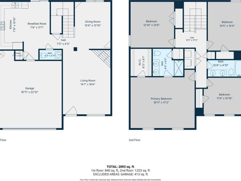 2424 Tallet Trace, Charlotte, NC 28216.  MLS# CAR4418651, YatesRealty ID 47471. Floor Plan
