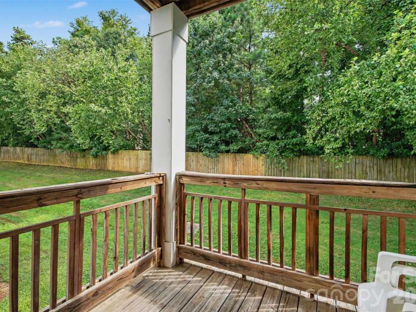 6858 Park Place Drive, Charlotte, NC 28262.  MLS# CAR4417425, YatesRealty ID 47473. Main Level Balcony