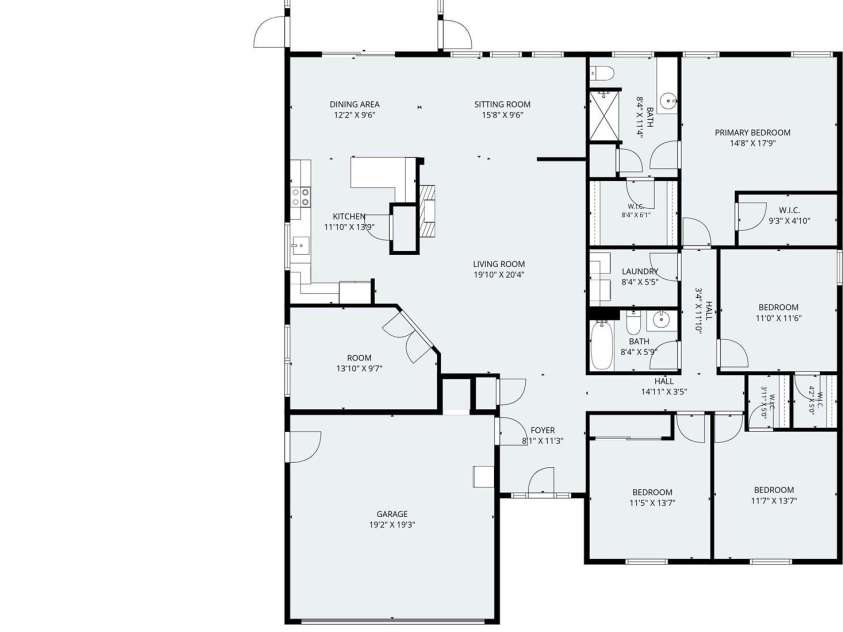 3609 Edgeview Drive, Indian Trail, NC 28079.  MLS# CAR4416873, YatesRealty ID 47475. 