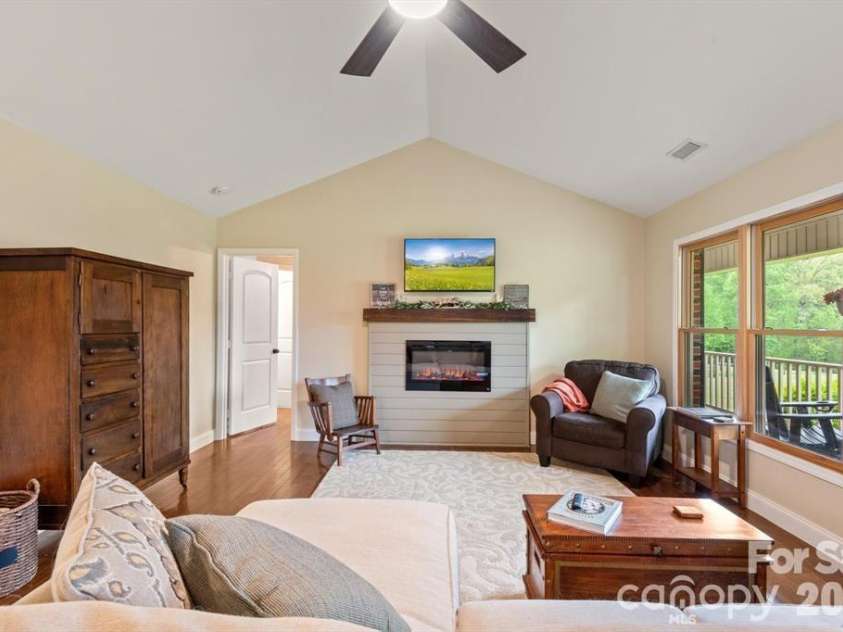 1091 Bill Collins Road, Columbus, NC 28722.  MLS# CAR4416811, YatesRealty ID 47476. Electric Fireplace