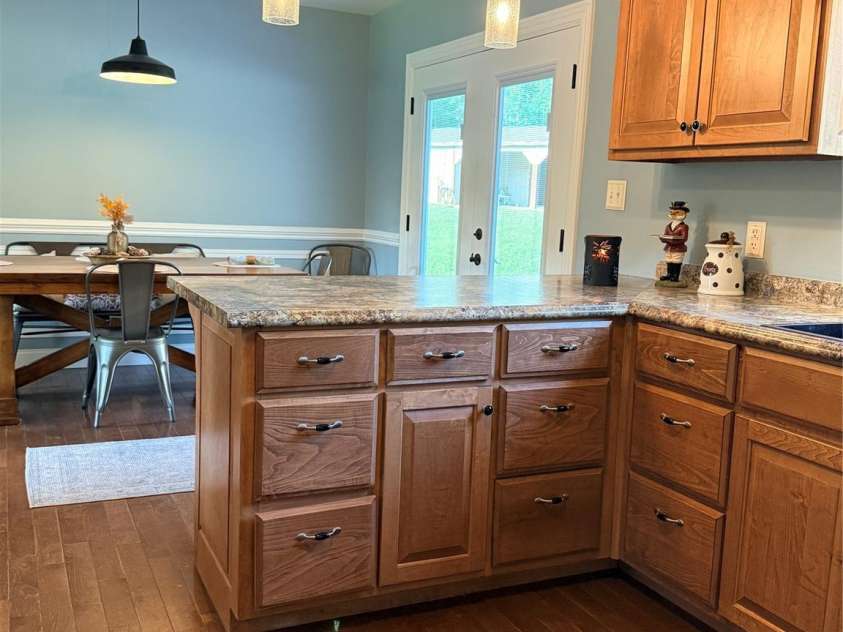 1091 Bill Collins Road, Columbus, NC 28722.  MLS# CAR4416811, YatesRealty ID 47476. Kitchen and Dining