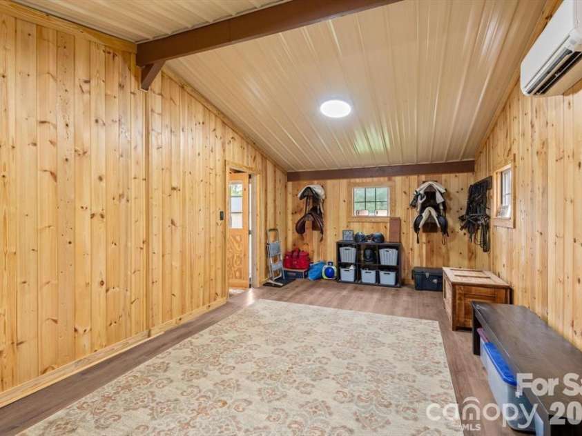 1091 Bill Collins Road, Columbus, NC 28722.  MLS# CAR4416811, YatesRealty ID 47476. Tack and Feed
