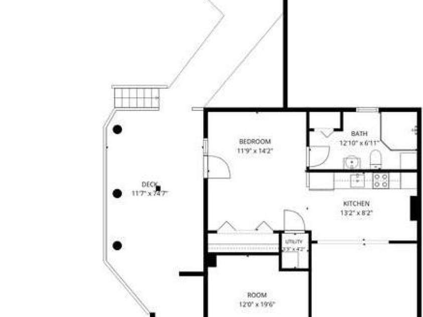49 Pinnacle Road, Burnsville, NC 28714.  MLS# CAR4405536, YatesRealty ID 47486. Floor plan-basement level