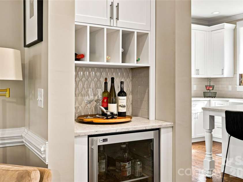 224 Kimberly Road, Davidson, NC 28036.  MLS# CAR4417649, YatesRealty ID 47497. Built in bar and wine fridge