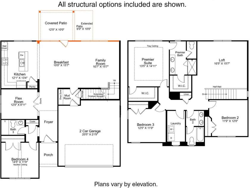 103 Cartington Way, Mooresville, NC 28115.  MLS# CAR4418659, YatesRealty ID 47517. Floorplan