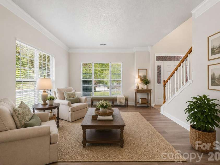 1916 Wilrose Place, Matthews, NC 28105.  MLS# CAR4417599, YatesRealty ID 47523. Virtually Staged.
