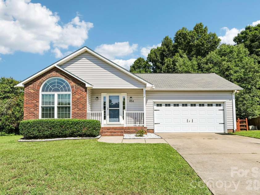 854 Highlander Court, Concord, NC 28025.  MLS# CAR4418771, YatesRealty ID 47524. 