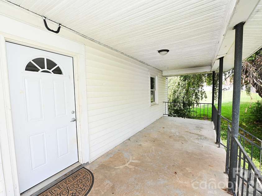 1632 C Avenue, Hickory, NC 28602.  MLS# CAR4413915, YatesRealty ID 47526. Covered Porch