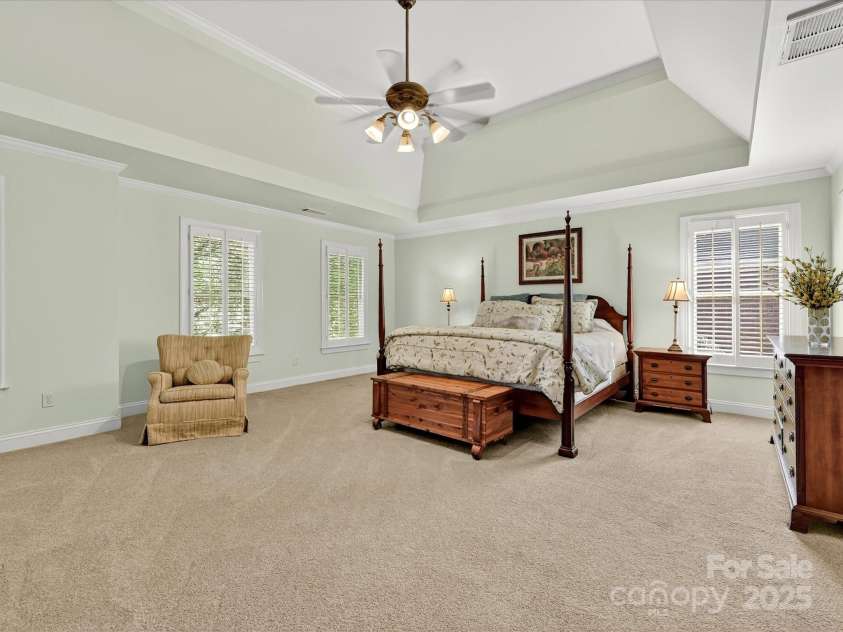 16128 Bridgehampton Club Drive, Charlotte, NC 28277.  MLS# CAR4308778, YatesRealty ID 4753. Primary bedroom
