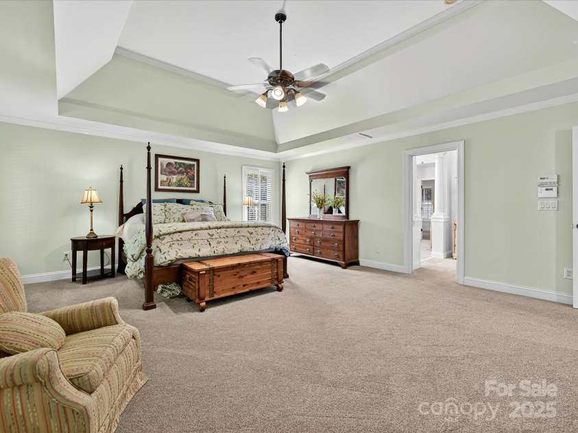 16128 Bridgehampton Club Drive, Charlotte, NC 28277.  MLS# CAR4308778, YatesRealty ID 4753. Primary bedroom