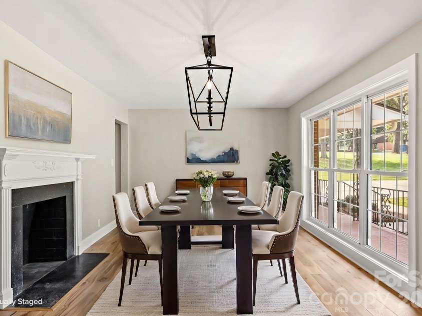 1103 Elm Street, Shelby, NC 28150.  MLS# CAR4418510, YatesRealty ID 47533. Virtually Staged - Dining Room
