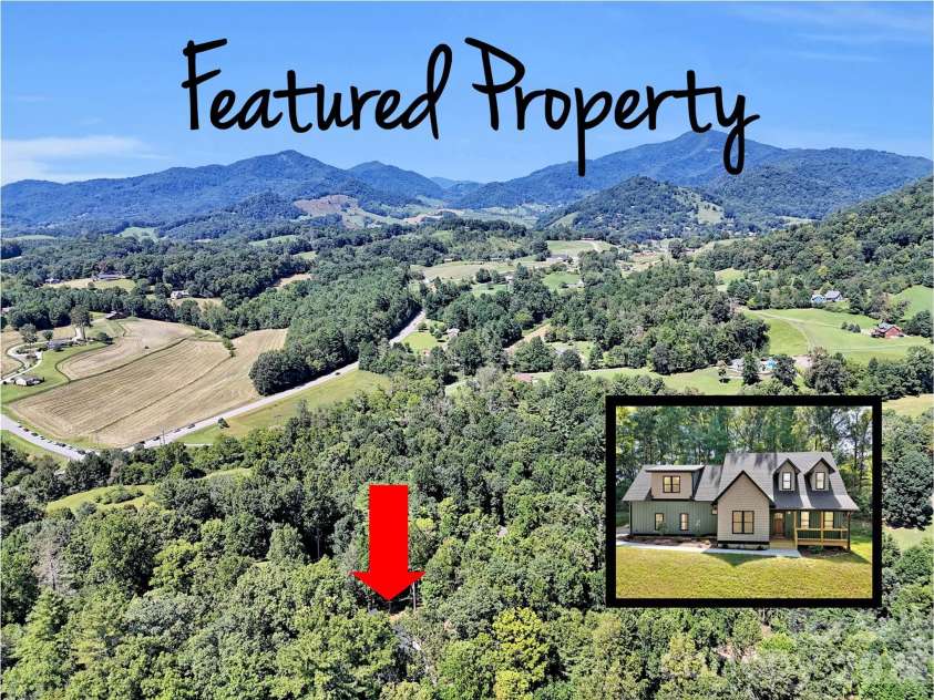 146 Bradford Park, Clyde, NC 28721.  MLS# CAR4419307, YatesRealty ID 47549. Aerial-Location