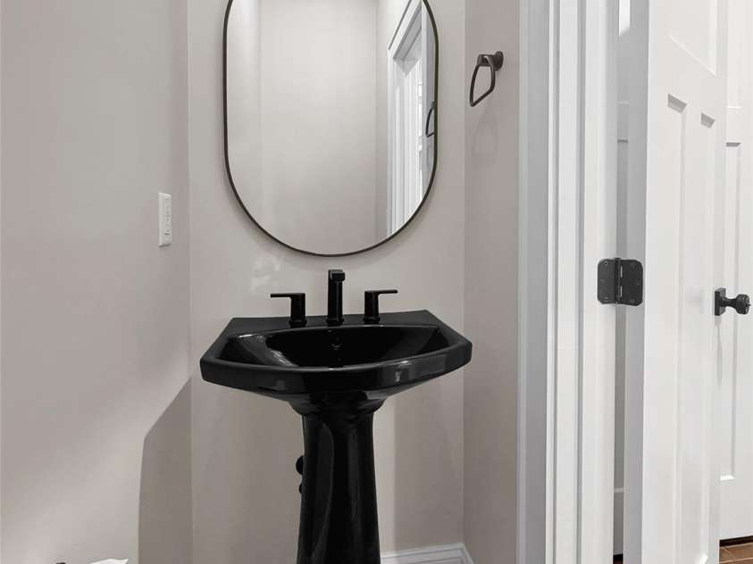 146 Bradford Park, Clyde, NC 28721.  MLS# CAR4419307, YatesRealty ID 47549. Powder Room