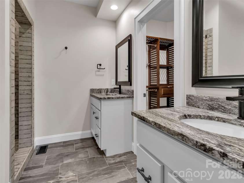 146 Bradford Park, Clyde, NC 28721.  MLS# CAR4419307, YatesRealty ID 47549. Primary Bathroom- Dual Vanities