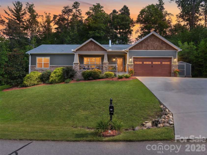 64 Luther Cove Road, Candler, NC 28715.  MLS# CAR4419365, YatesRealty ID 47581. 