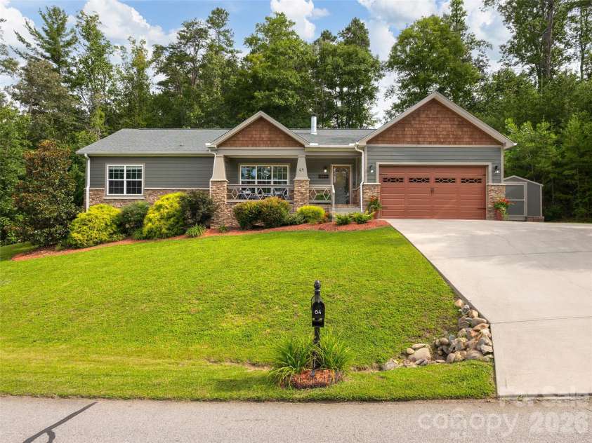 64 Luther Cove Road, Candler, NC 28715.  MLS# CAR4419365, YatesRealty ID 47581. 