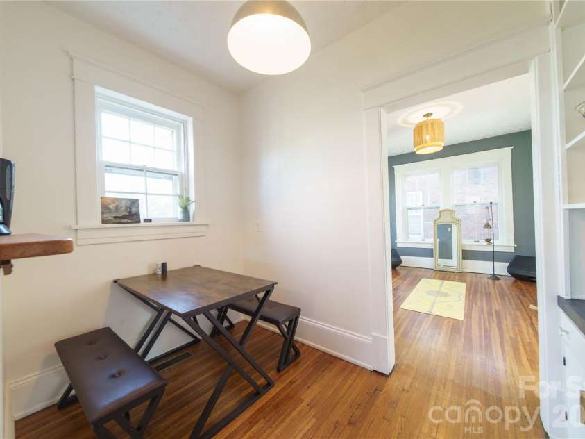 502 Mitchell Avenue, Salisbury, NC 28144.  MLS# CAR4357507, YatesRealty ID 4759. Breakfast room facing the dining room.