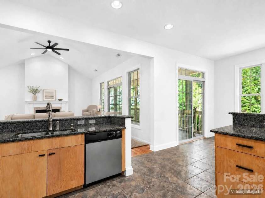 122 Twin Courts Drive, Weaverville, NC 28787.  MLS# CAR4419394, YatesRealty ID 47596. Open Floor Plan