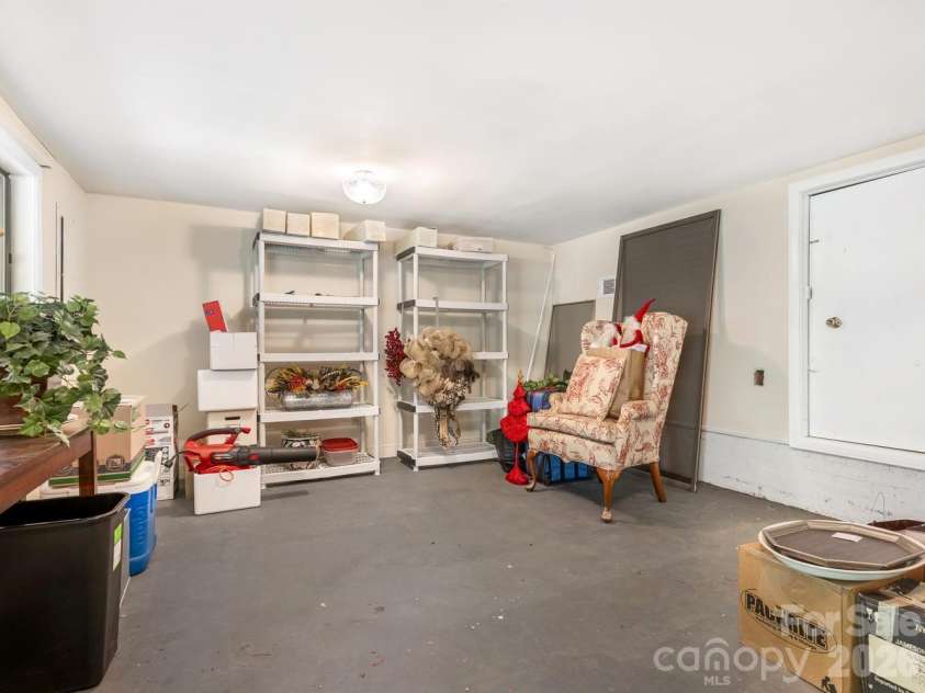 6504 Racquet Wood Court, Charlotte, NC 28226.  MLS# CAR4419127, YatesRealty ID 47601. Basement storage room