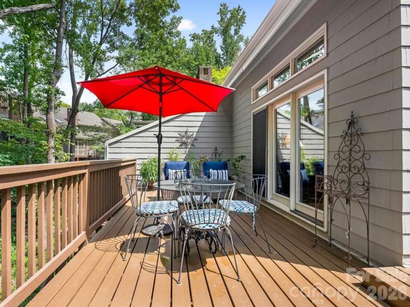 6504 Racquet Wood Court, Charlotte, NC 28226.  MLS# CAR4419127, YatesRealty ID 47601. Deck