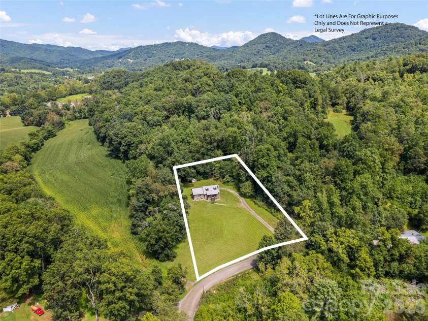 831 Qualla Road, Waynesville, NC 28785.  MLS# CAR4419397, YatesRealty ID 47602. 