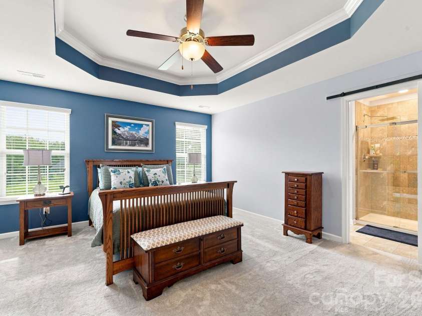 3610 Dolly Madison Road, Charlotte, NC 28208.  MLS# CAR4419185, YatesRealty ID 47622. Oversized Primary Bedroom