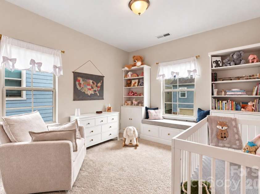 2327 Mount Harmony Ch Road, Matthews, NC 28104.  MLS# CAR4418796, YatesRealty ID 47635. AI representation of neutral paint in Bed #2