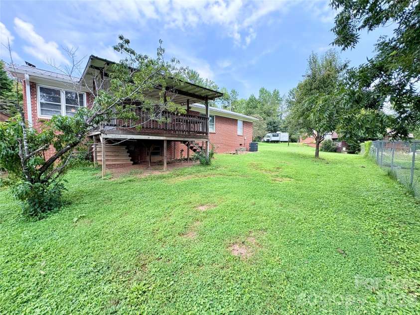 30 Cypress Road, Marion, NC 28752.  MLS# CAR4415615, YatesRealty ID 47647. Backyard