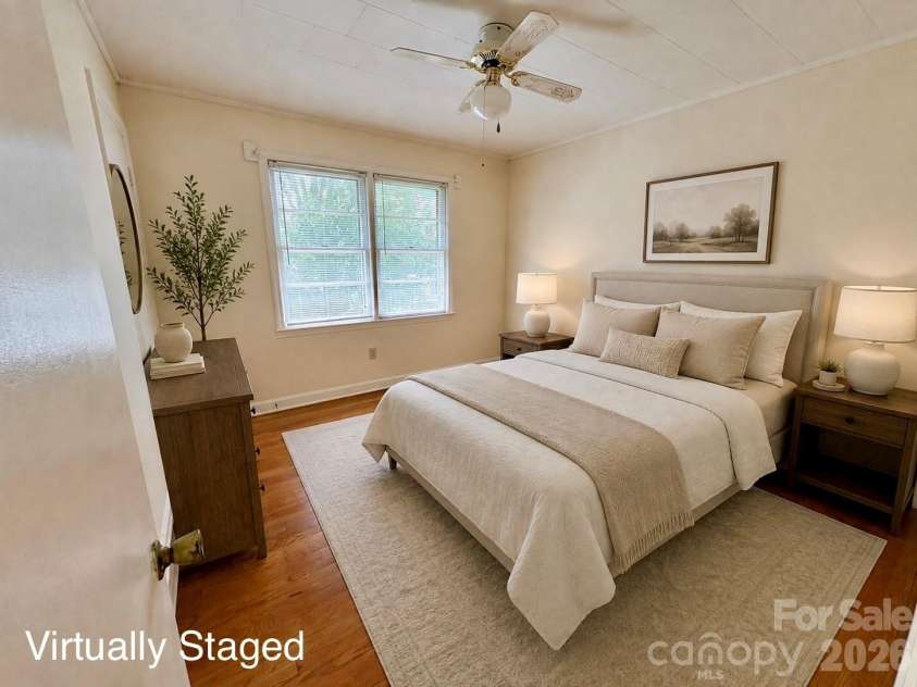 30 Cypress Road, Marion, NC 28752.  MLS# CAR4415615, YatesRealty ID 47647. Virtually Staged Bedroom