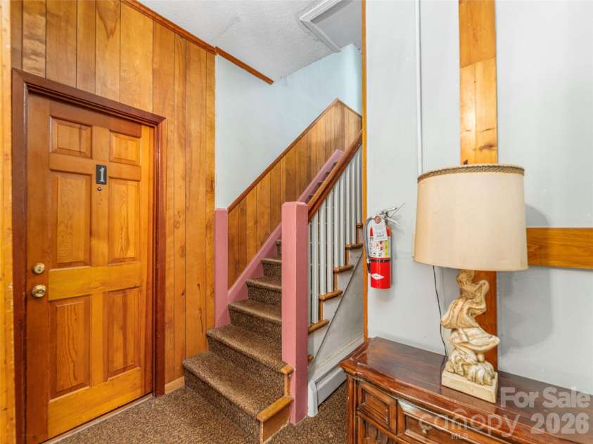 130 Edwin Place, Asheville, NC 28801.  MLS# CAR4418840, YatesRealty ID 47655. Entry Foyer