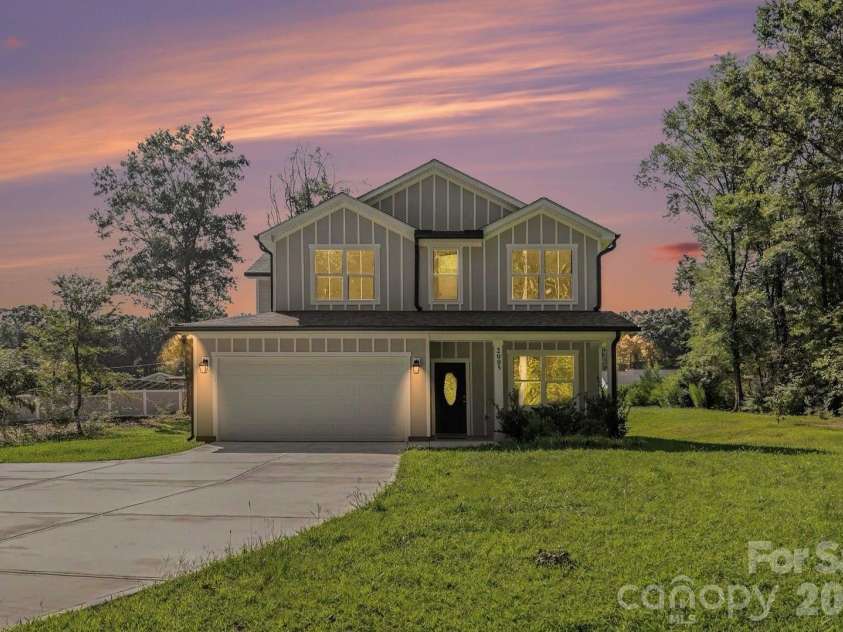 2005 Overhill Drive, Monroe, NC 28110.  MLS# CAR4416161, YatesRealty ID 47661. Front Exterior (Virtually Enhanced)