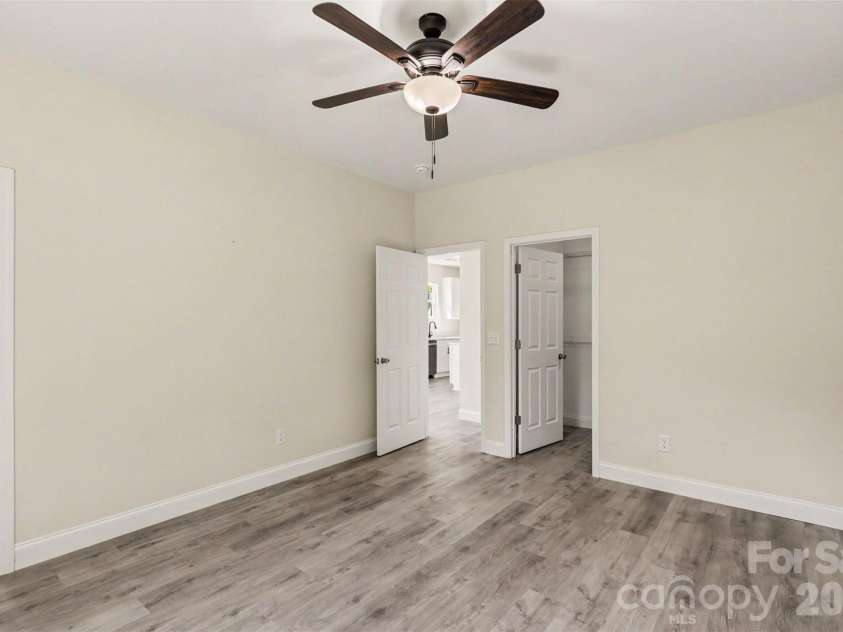 2005 Overhill Drive, Monroe, NC 28110.  MLS# CAR4416161, YatesRealty ID 47661. Primary Bedroom on First Floor