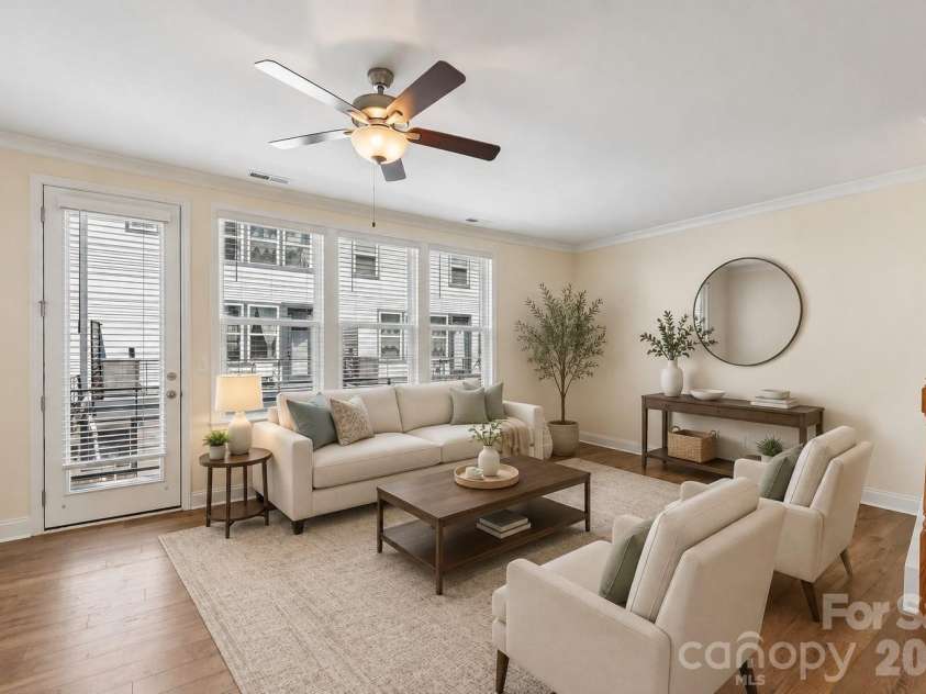 13116 Simoneaux Lane, Charlotte, NC 28277.  MLS# CAR4413421, YatesRealty ID 47662. Virtually staged - living area on second level