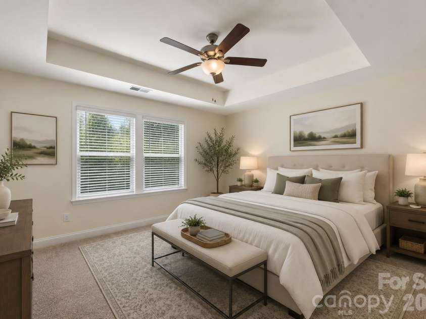 13116 Simoneaux Lane, Charlotte, NC 28277.  MLS# CAR4413421, YatesRealty ID 47662. Virtually Staged - owner's suite