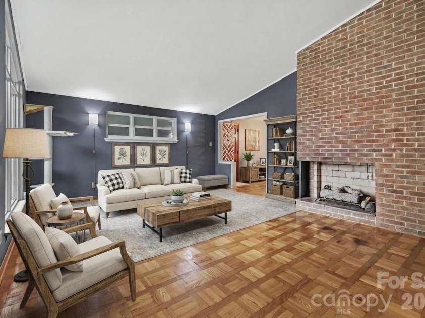 126 21st Avenue, Hickory, NC 28601.  MLS# CAR4417447, YatesRealty ID 47664. Virtually staged